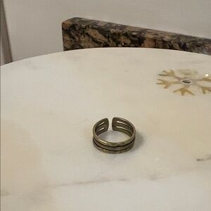 Gold-Tone Adjustable Ring